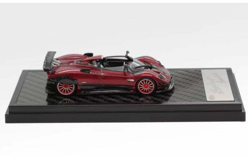 1:64 Pagani Zonda HP LCD Red Carbon Diecast Model view6
