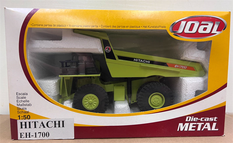 JOAL HITACHI EH 1700 Mining dump truck light green 1:50 Truck Pre-built Model