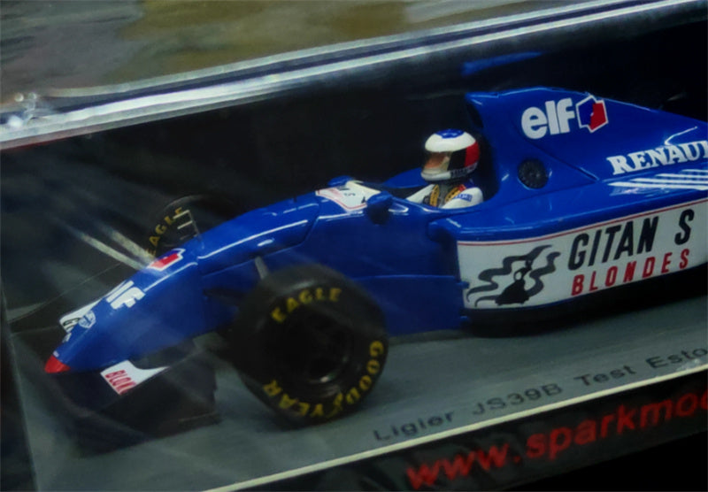 Spark Ligier JS39B Test Estoril 1994 M.SCHUMACHER 1:43 Car Pre-built Model view10