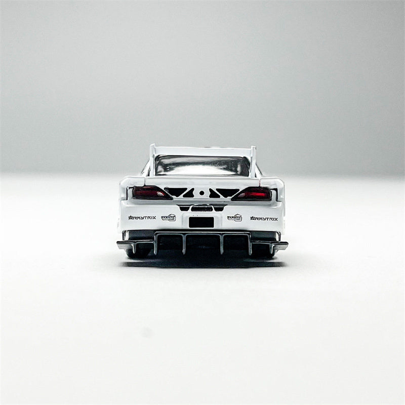 1:64 Nissan S15 Silvia LB-Super Silhouette Athlete White MINIGT DIECAST Model
