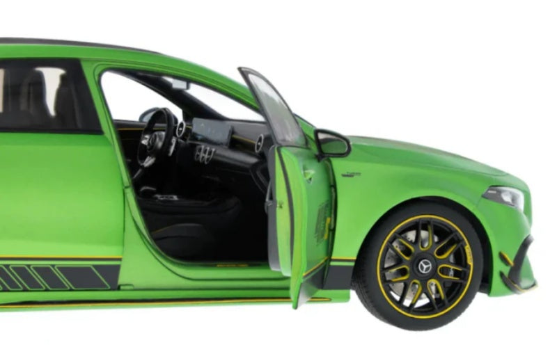 1:18 Mercedes-Benz AMG A45 S NZG Livery Edition Green Diecast Model view7