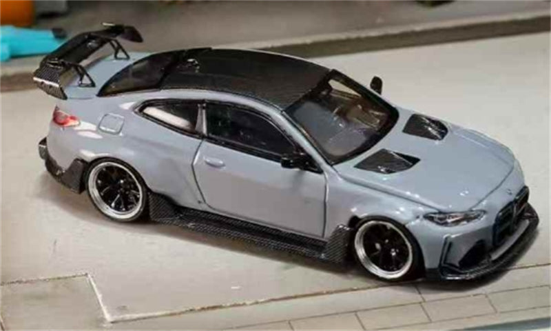 1:64 BMW G82 M4 Adro Body Kit Widebody Brooklyn Grey SW DIECAST Limited Edition 500pcs ONLY Model