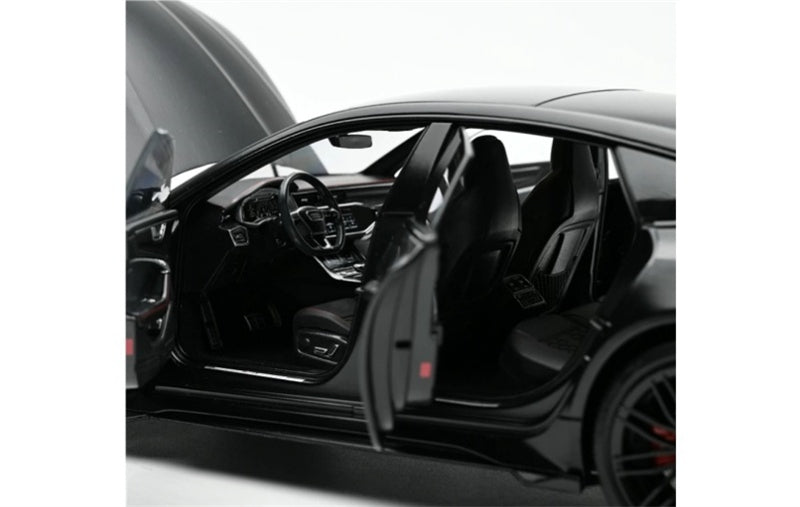 1:18 AUDI RS7 Sportback ABT  Half mute black KengFai modified version DIECAST Model