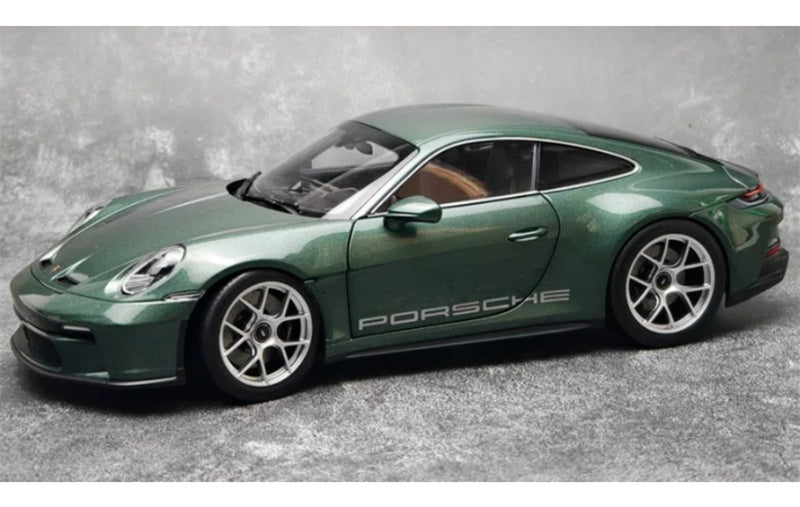 1:18 Porsche 911 S/T  Green - Silver Wheel NOREV without tail fin DIECAST Model