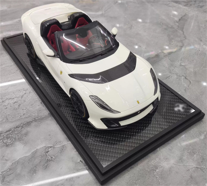 BBR MODELS Ferrari 812 competizione A white Limited Edition 28PCS ONLY 1:18 Car Pre-built Model view5