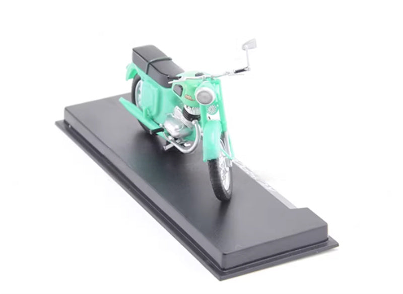 Modimio Soviet motorcycle Kovrovets-175V Green motorcycle Pre-built Airliner Model Display view5
