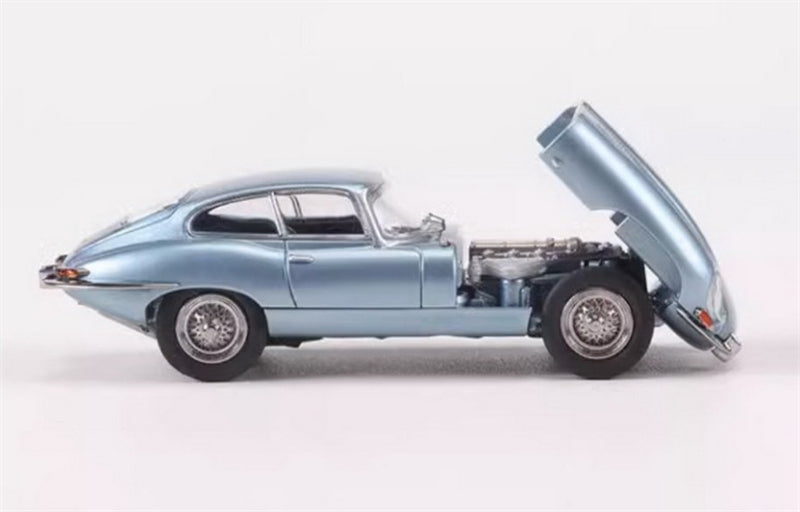 GFCC 1961 Jaguar E-Type Coupe hardtop version Ice Blue Limited Edition 499PCS ONLY RHD 1:64 car Pre-built Model view7