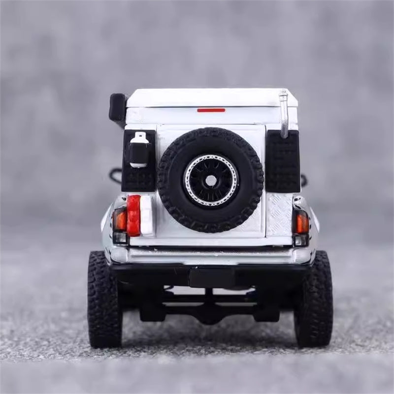 GCD TOYOTA Tacoma Camper Off-Road SUV White LHD 1:64 Truck Pre-built Model view6