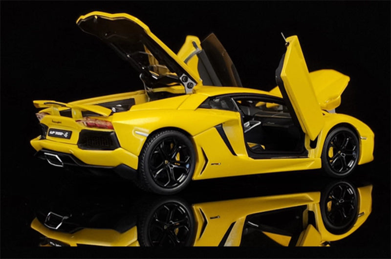 AUTOART Lamborghini Aventador LP700-4 GIALLO ORION 1:43 Car Pre-built Model view10