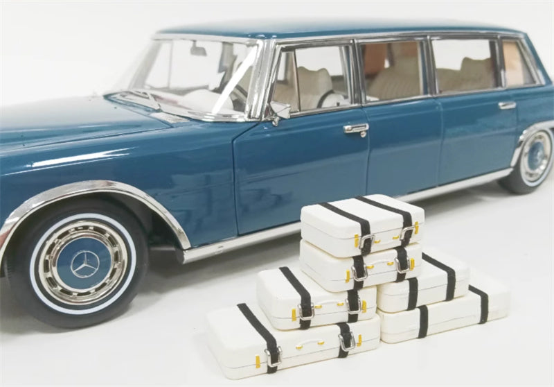 NZG Mercedes Benz S600 Pullman W100 Metal Blue 1:18 Car Pre-built Model