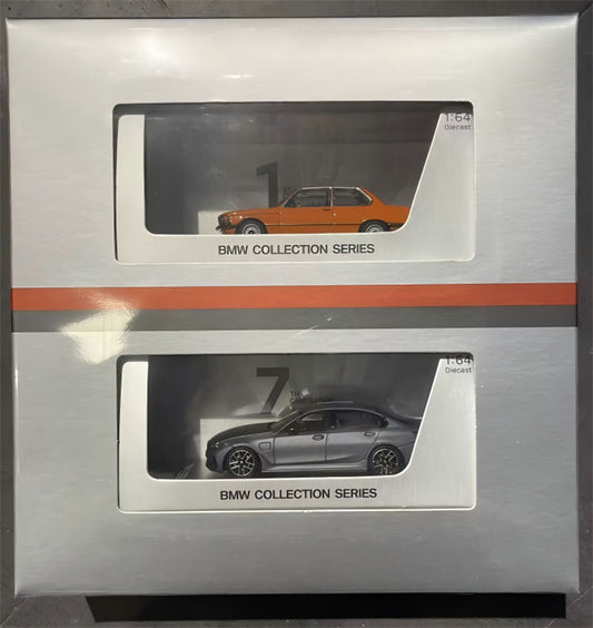 1:64 BMW 3 Series E21/I3 G28 BEV Orange/Grey Almost Real DIECAST Civil Car Model