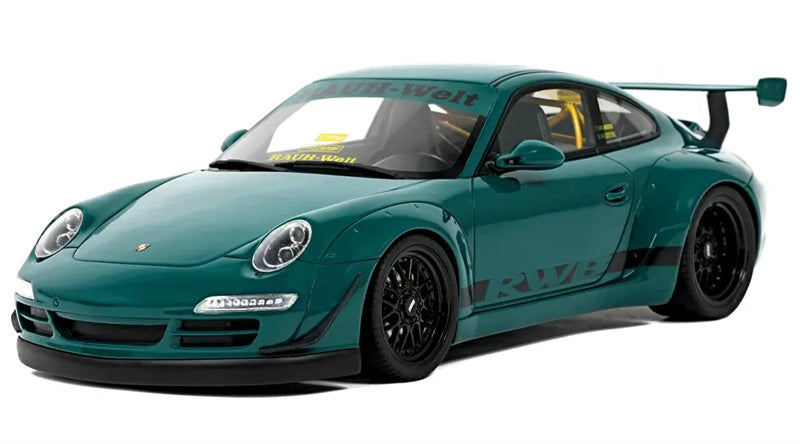 1:18 PORSCHE 911 997 RWB SYUNKASHUTO COUPE  Green  GT SPIRIT Limited Edition Resin Car Model