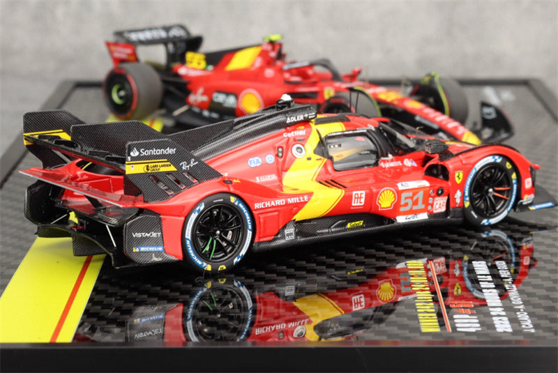 1:43 BBR MODELS Ferrari 499P # 51 Le Mans Champion & SF23 # 55 Monza GP 2023 LTD view8