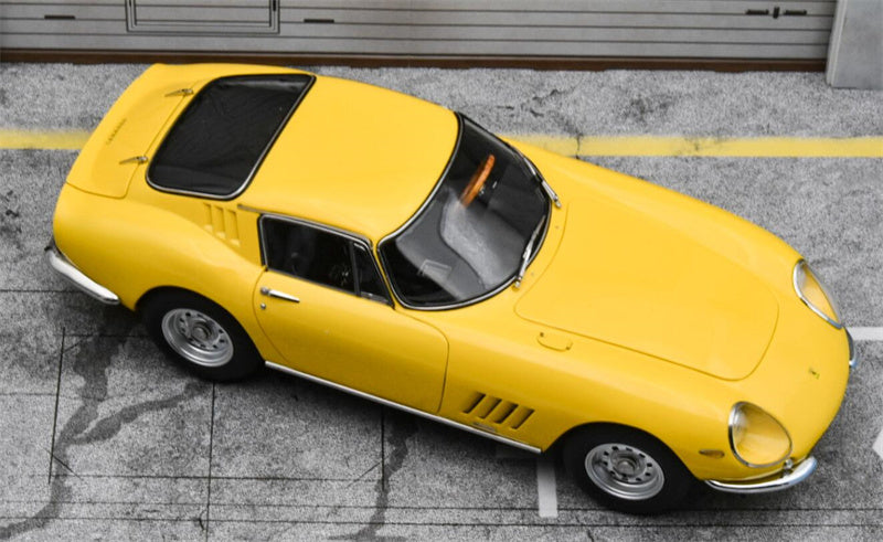 CMC Ferrari 275 GTB/C 1966 Classic sports car yellow 1:18car Pre-a Model