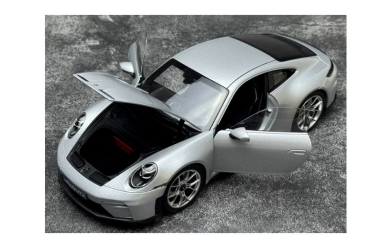 1:18 Porsche 911 992 GT3 RS  Silver - Silver Wheel NOREV  DIECAST Model