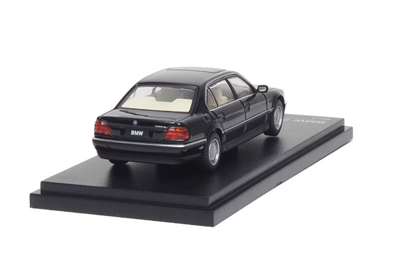 Almost Real BMW 750iL E38 Black 1:64 Car Pre-built Airliner Model Display view5