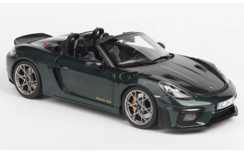 1:18 Porsche 718 Spyder RS 2023 Green NOREV Convertible DIECAST Car Model