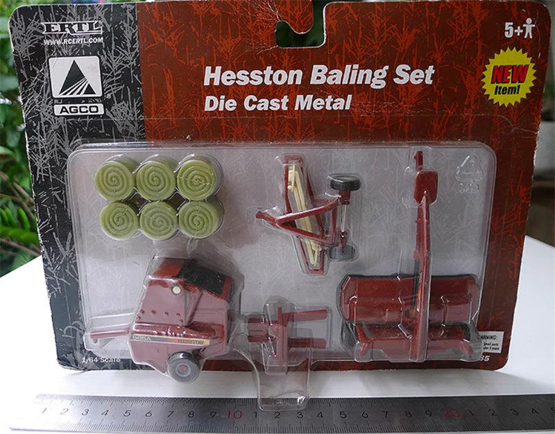 ERTL CASE Hesston Baling Set red 1:64 Truck Accessories Pre-built Model