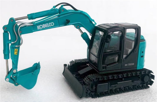 KOBELCO SK75SR New Excavator Limited Edition Blue 1:50 Truck Pre-built Model