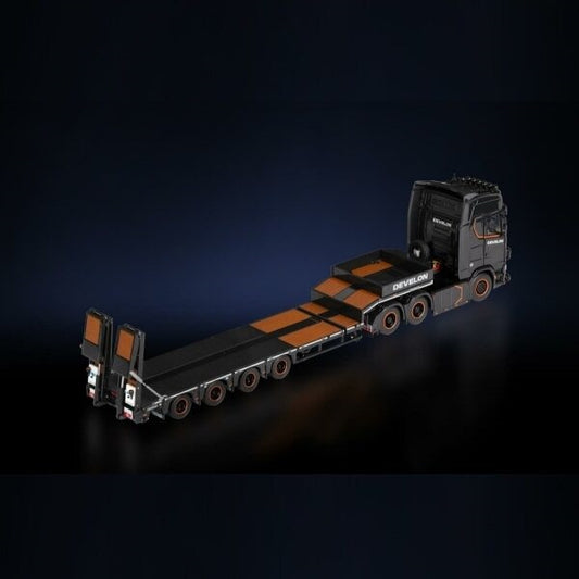 1:50 Scania DEVELON S Serie 4 Axle IMC  Black Diecast Model