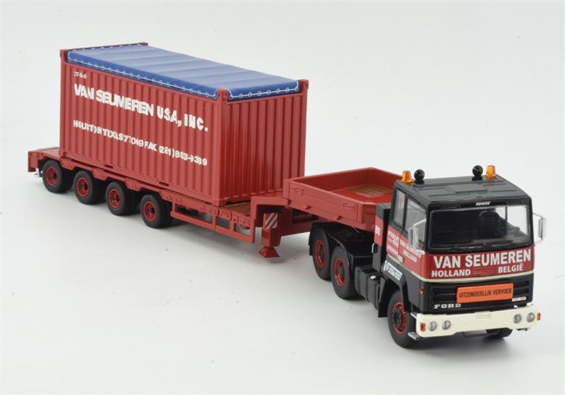 Mammoet  Van Seumeren Ford Transcontinental + container 1:50 Truck Pre-built Model