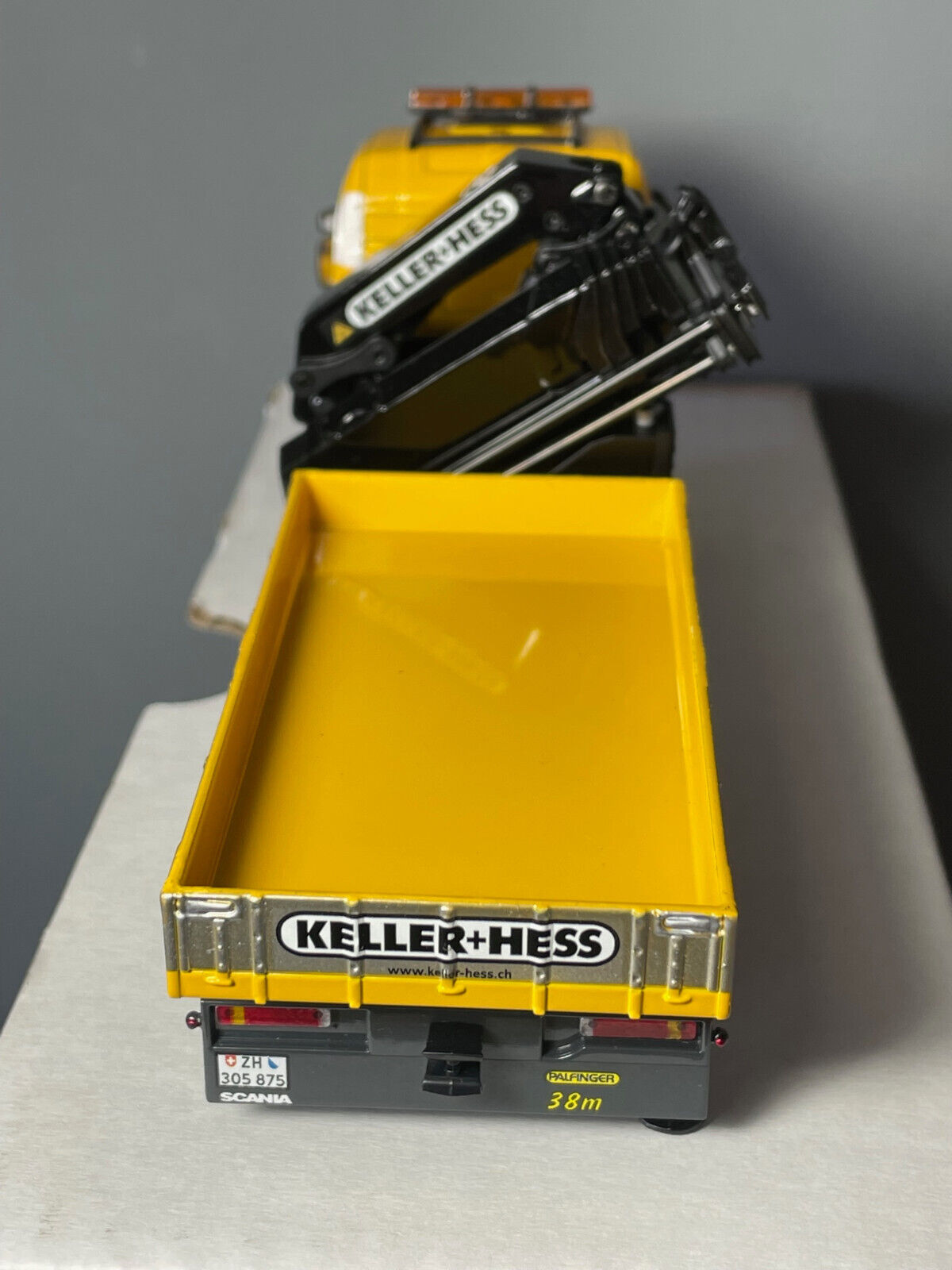 WSI SCANIA PALFINGER SET KELLER & HESS 1:50 DIECAST Truck Lorry