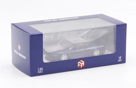 Focal Horizon Nissan Skyline GT-R R33 Nismo 400R Deep Blue Limited Edition 999PCS ONLY 1:64 Car Pre-built Model view2