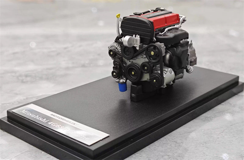 MOTORHELIX Mitsubishi 4G63 EVo4 ENGINE 1:18 Car Accessories Pre-built Model view2
