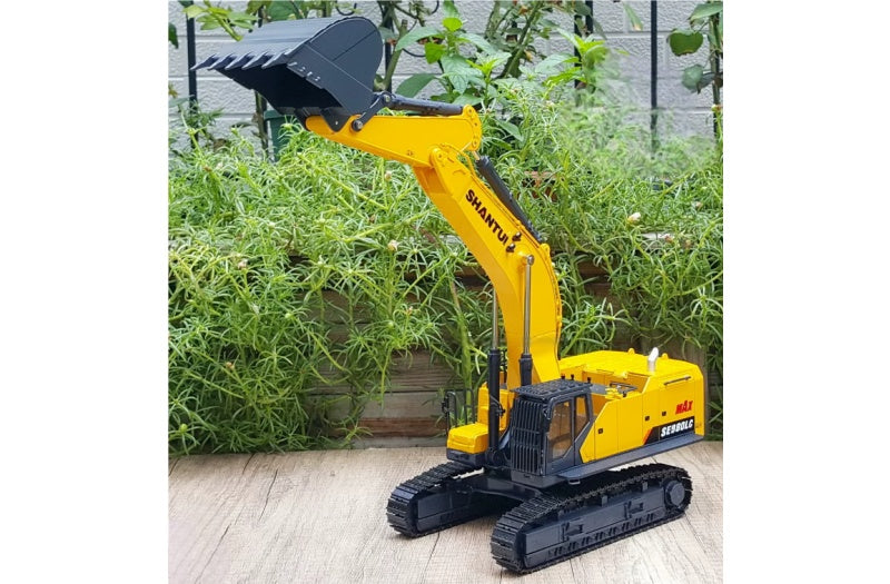 SHANTUI SE980LC Large-Scale Mining Excavator Yellow 1:35 Truck Pre-built Airliner Model Display view7
