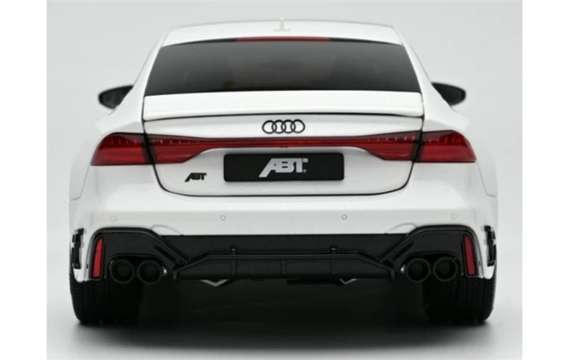 1:18 AUDI RS7 Sportback ABT  pearl white KengFai modified version DIECAST Model