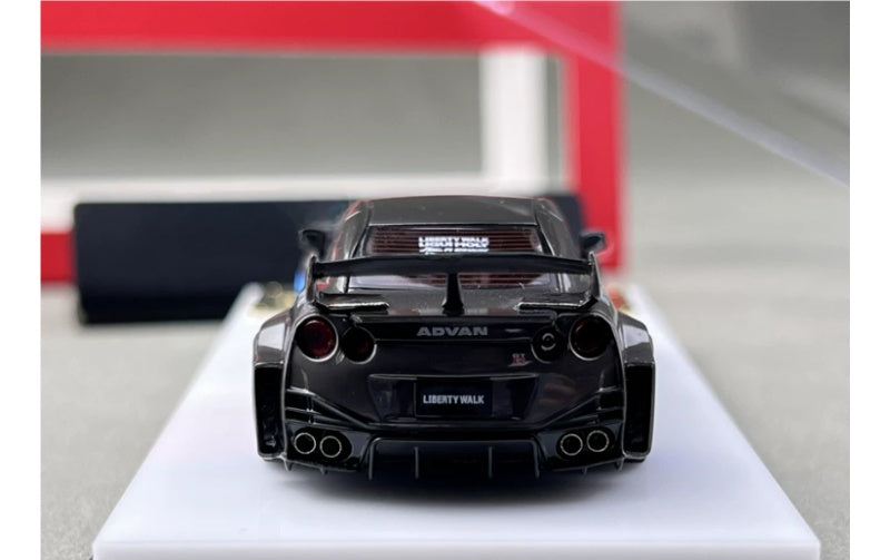 1:64 Nissan 35GT-RR   mymodelcollect Blue wheel electroplating brushed black Limited Edition 999PCS ONLY DIECAST Model
