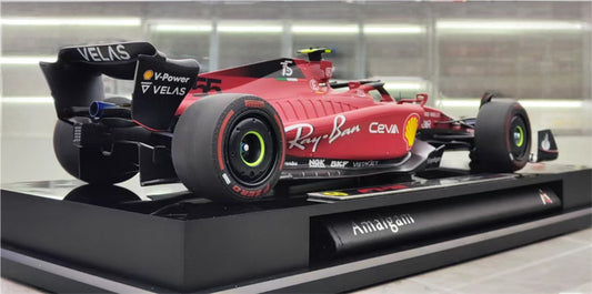 1:18 Ferrari F1-75 2022 red Amalgam sainz #55 Resin Car Model view2