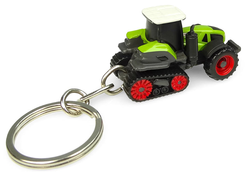 Universal Hobbies Claas Axion 960 tracked tractor keychain Green  Keychain Pre-built Model