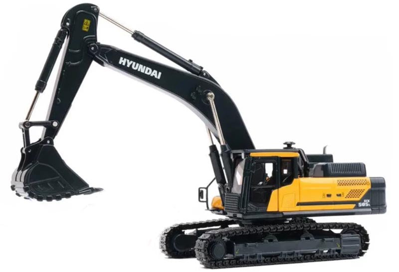 1:35   HX505L HYUNDAI Limited Edition Black yellow Diecast Model