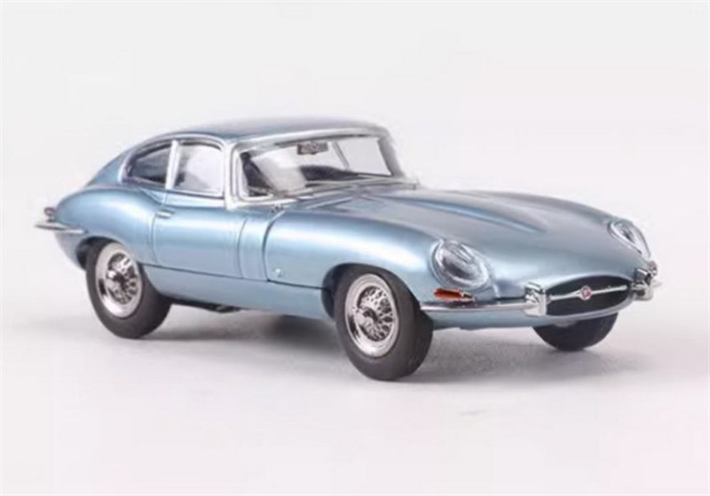 GFCC 1961 Jaguar E-Type Coupe hardtop version Ice Blue Limited Edition 499PCS ONLY RHD 1:64 car Pre-built Model view6