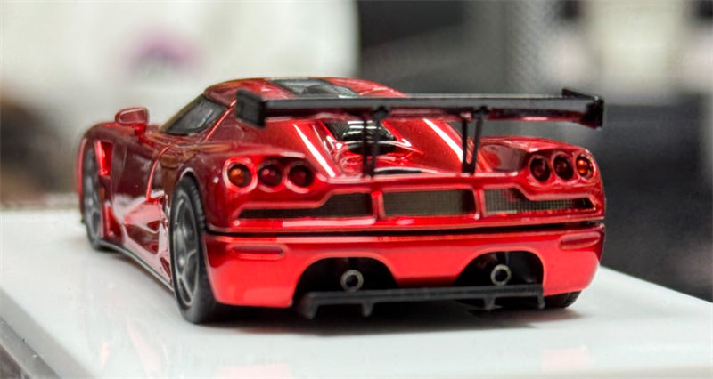 Autobots Models Koenigsegg CCGT Open Cover Edition Transparent Red 1:64 Car Pre-built Model view5