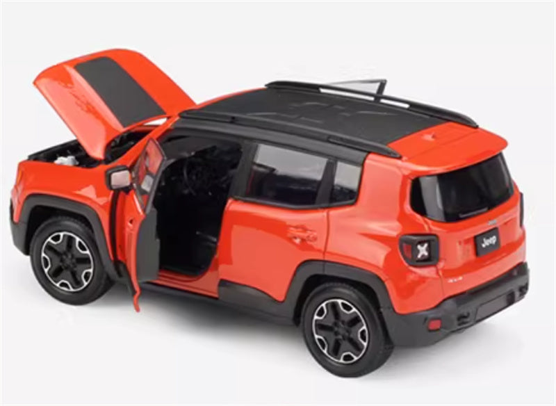 1:24 Jeep Renegade trailhawk  Orange  WELLY  DIECAST Car Model