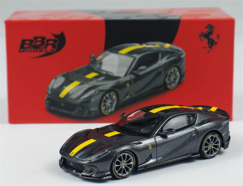 BBR MODELS Ferrari 812 Competizione Grigio Competizione 1:64 Car Pre-built Model view8