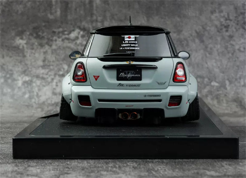 1:18 MINI COOPER LB-WORKS LB NATION R56 2015 Battleship Gray OTTO Limited Edition Resin Model