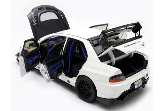 1:18 Mitsubishi EVO IX MR FQ-360  white Super A Limited Edition 399PCS ONLY DIECAST Model