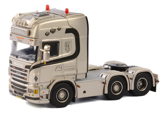 WSI SCANIA R6 TOPLINE 6X2 R&V Tranport 1:50 Truck Pre-built Model