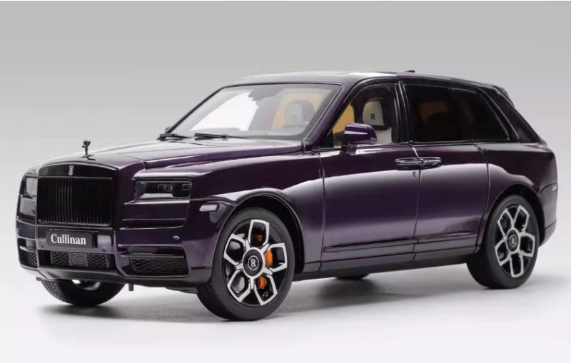 1:18 Cullinan Rolls-Royce BB wheel Limited Edition 149PCS ONLY Purple Diecast Model view1
