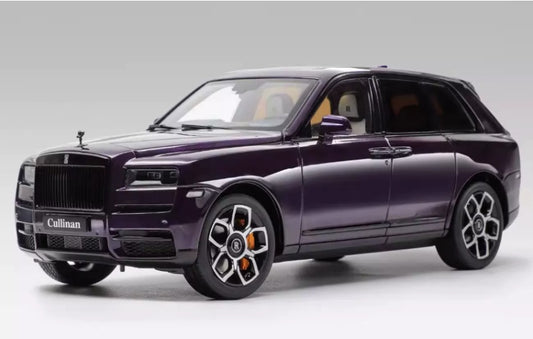 1:18 Cullinan Rolls-Royce BB wheel Limited Edition 149PCS ONLY Purple Diecast Model view1