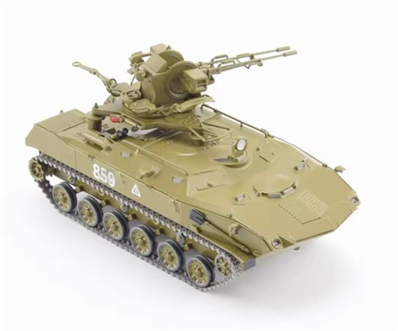 StartScaleModels Soviet BTR-ZD Self-Defense Artillery 1:43 Tank Pre-built Airliner Model Display view5