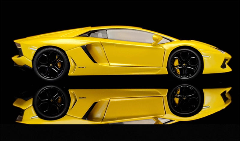 AUTOART Lamborghini Aventador LP700-4 GIALLO ORION 1:43 Car Pre-built Model view6