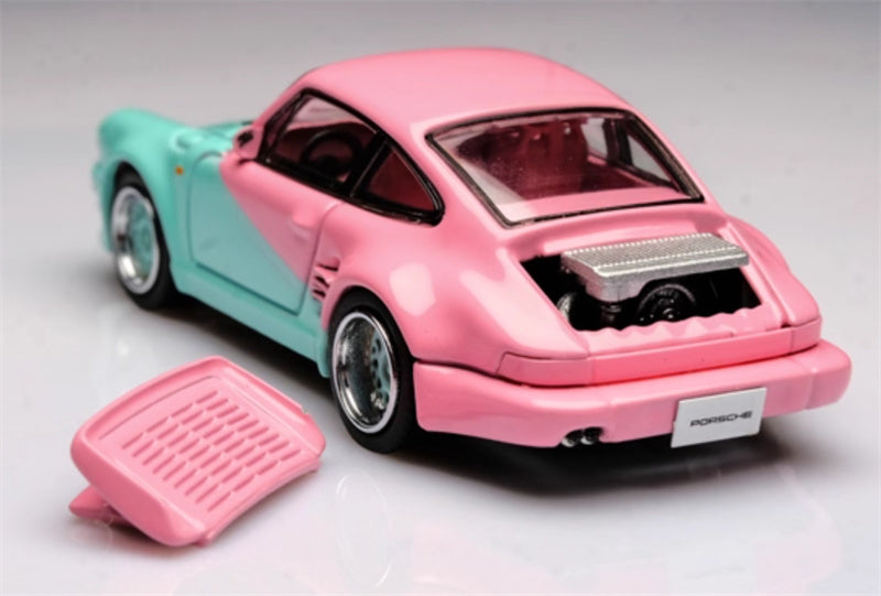 MASTER Porsche 911 930 Turbo Pink green dual color Limited Edition 399PCS ONLY 1:64 Car Pre-built Model view2
