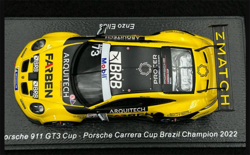 1:43 Spark Porsche 911 GT3 Cup-Porsche Carrera Cup Brazil Champion 2022 #73 view4