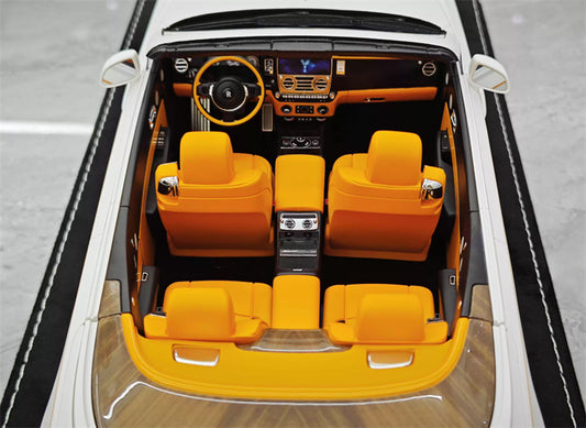 HH Model Rolls Royce Dawn Shadow White Limited Edition 20PCS ONLY 1:18 Car Pre-built Model view2