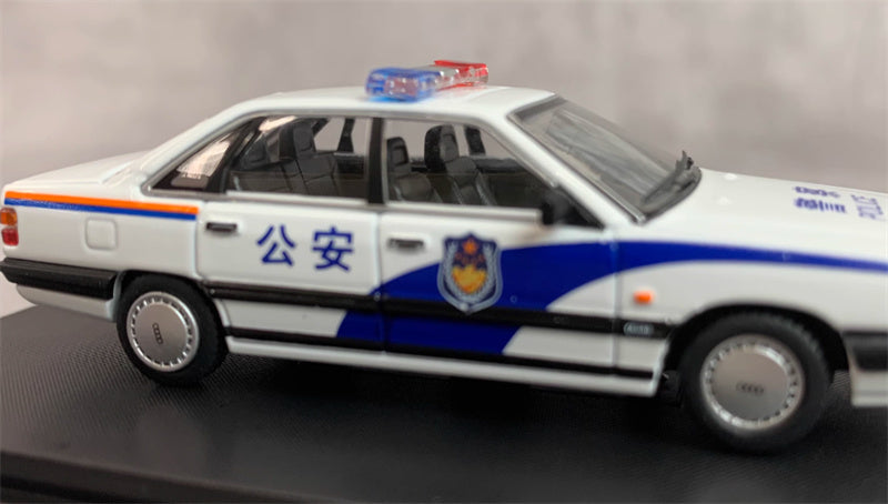 Rhino Model Audi 100 C3 Police car version 1:64 Car Pre-built Model view3