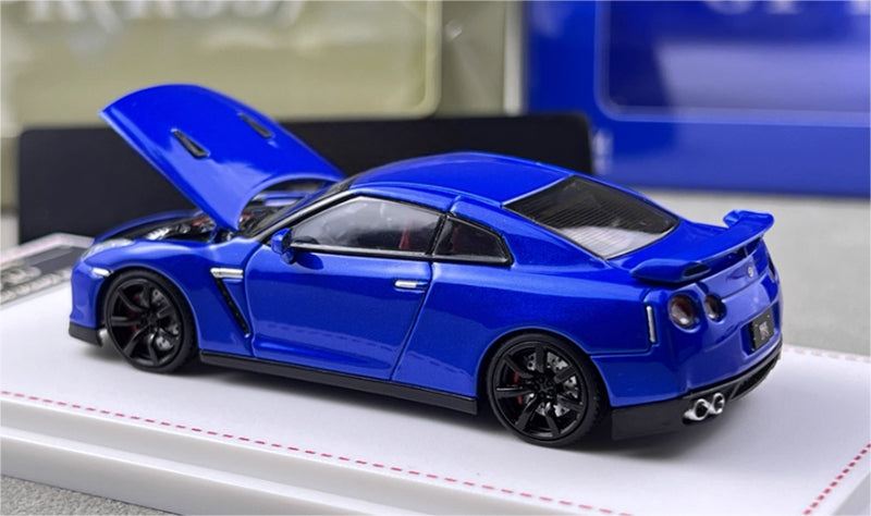 Focal Horizon Nissan GT-R R35 Blue Limited Edition 999PCS ONLY 1:64 Car Pre-built Model view3